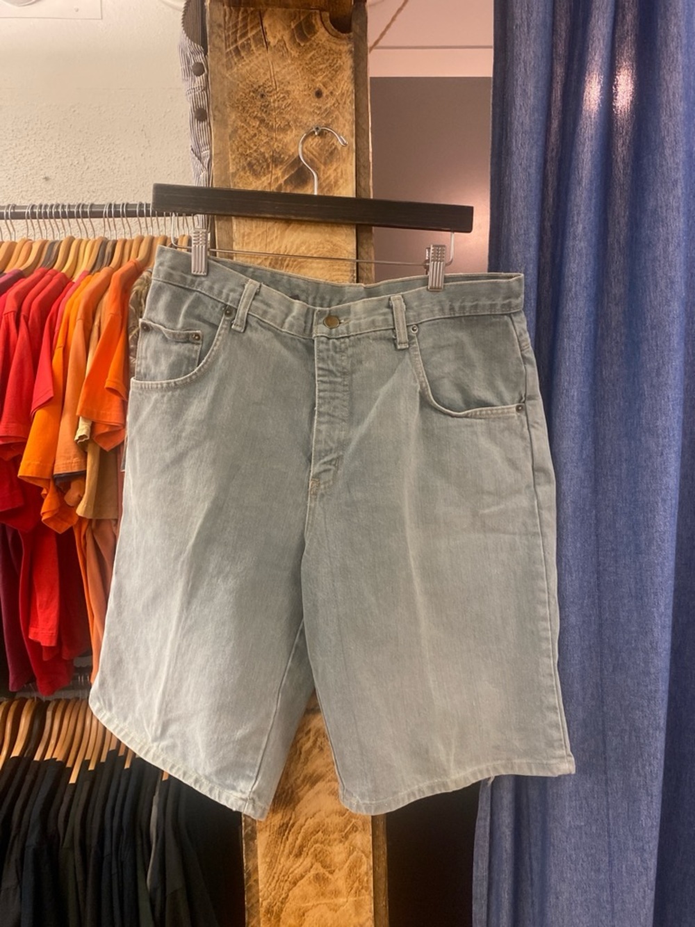 Vintage Lemans Light Blue Denim Shorts